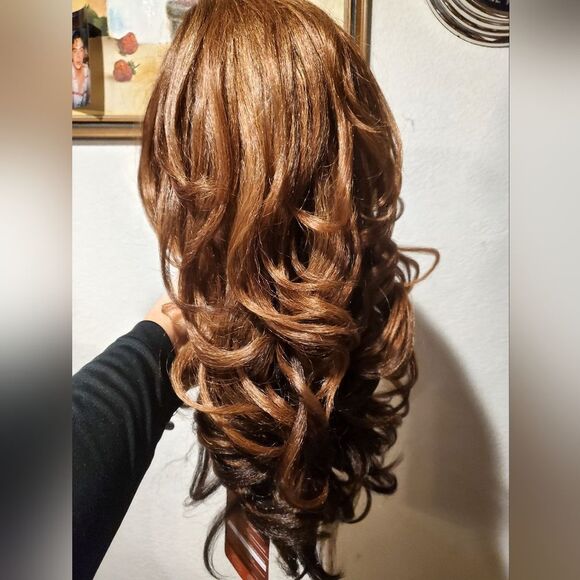 Nwt Vanessa Top Super C-Side Lace Wig- Milkis Chestnut - Picture 6 of 16